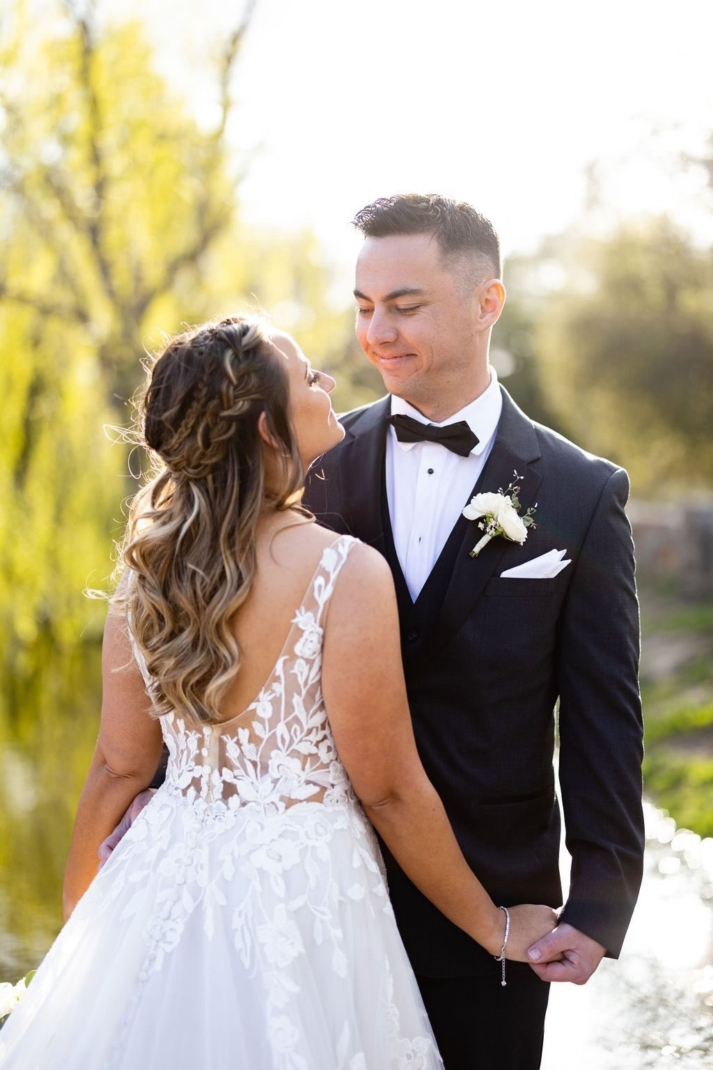 Salon Thrive bridal hair — San Diego wedding styling