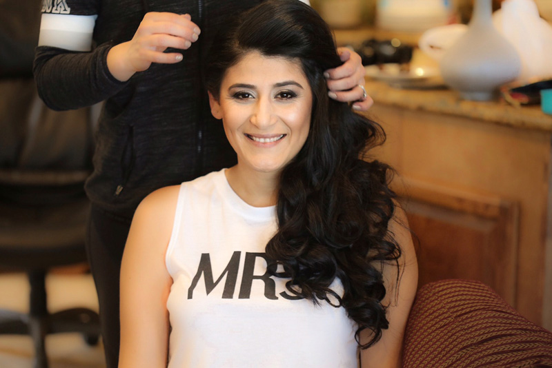 Salon Thrive bridal hair — San Diego wedding styling
