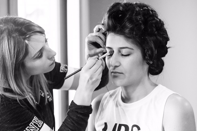 Salon Thrive bridal hair — San Diego wedding styling