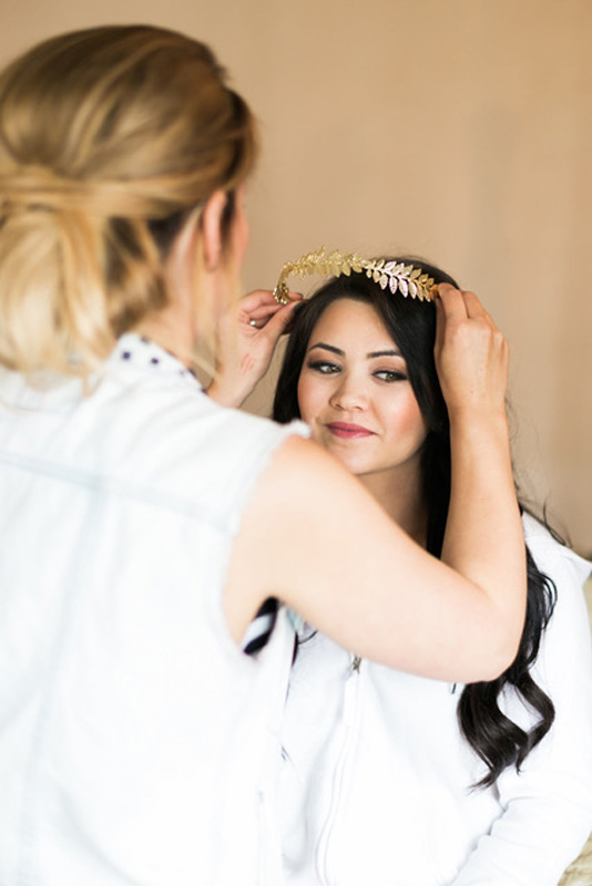 Salon Thrive bridal hair — San Diego wedding styling